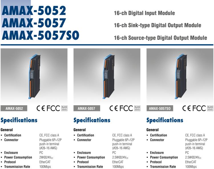 研華AMAX-5057SO 16路數(shù)字量輸出模塊，0.5A 源型（插片式）