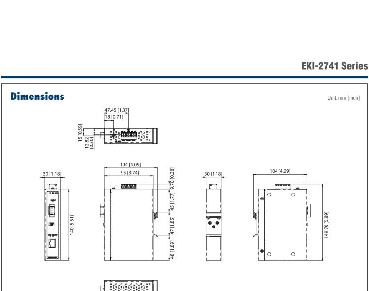 研華EKI-2741SX 工業(yè)級千兆以太網光電轉換器