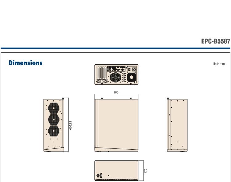 研華EPC-B5587 適配Intel? 第10代 Core i / Xeon W系列處理器，搭載W480E芯片組。標(biāo)準(zhǔn)4U上架，工業(yè)級(jí)品質(zhì)，穩(wěn)定可靠。廣泛適用于高端AI服務(wù)器等應(yīng)用。