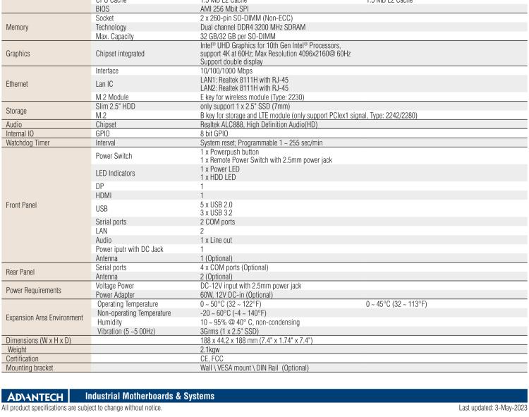 研華EPC-T4218 適配Intel 第8代 賽揚/凌動系列處理器。1U超薄高度，無風(fēng)扇系統(tǒng)，性能強勁，性價比高。