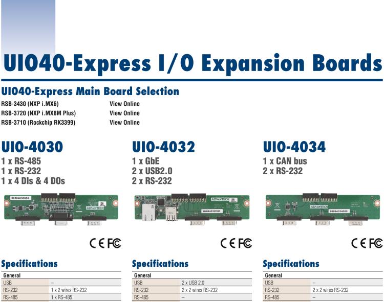 研華UIO-4036 UIO40-Express I/O 擴(kuò)展卡，支持 4 port GbE Ethernet Hub