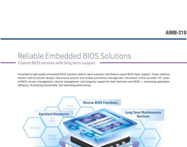 研華AIMB-218 板載Intel? 第8代 奔騰/賽揚/凌動系列處理器。支持獨立三顯，超薄緊湊，無風(fēng)扇設(shè)計，支持寬溫。