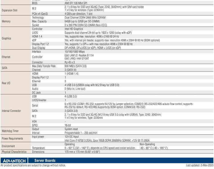 研華AIMB-286 Intel? 第8/9代 Core? i 系列處理器，搭載Intel H310芯片組。超薄設(shè)計(jì)，結(jié)構(gòu)緊湊。