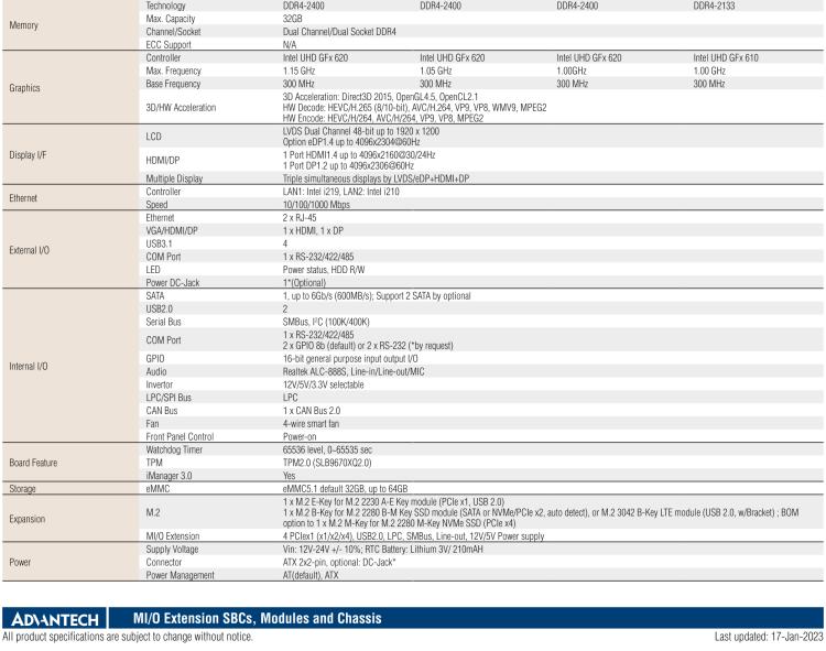 研華MIO-5373 第八代 Intel 低功耗高性能 超極本CPU 3.5寸嵌入式單板，性能提升40%