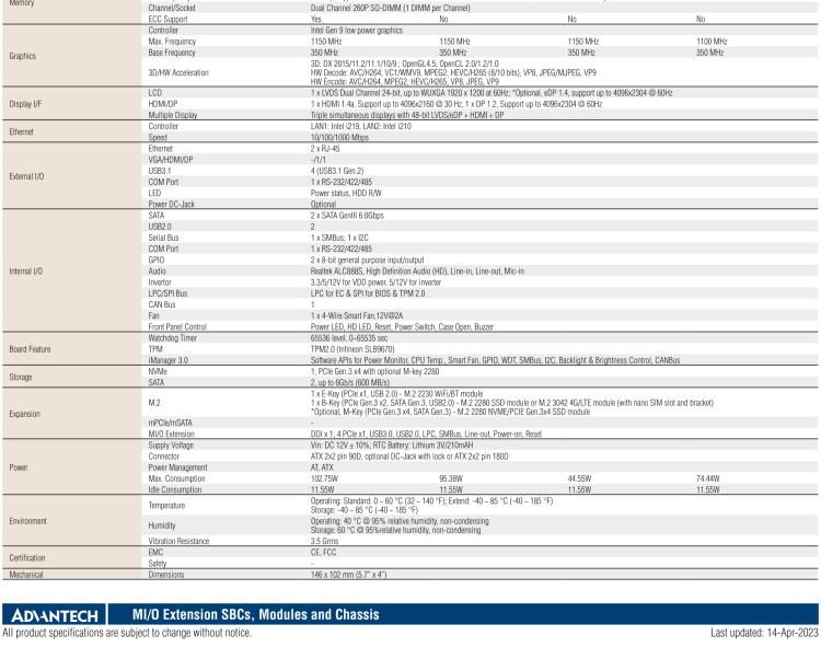研華MIO-5393 第九代Intel 高性能筆記本CPU 3.5寸小尺寸嵌入式單板，性能提升25%，TDP 45W/25W，支持DDR4 64GB內(nèi)存，2LAN, 4USB 3.1，M.2 2280 Key支持NVMe，-40-85℃寬溫