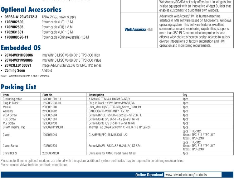 研華TPC-317 17" SXGA TFT LED LCD工業(yè)平板電腦，搭載第八代Intel?Core?i3/ i5/ i7處理器，內(nèi)置8G DDR4 RAM